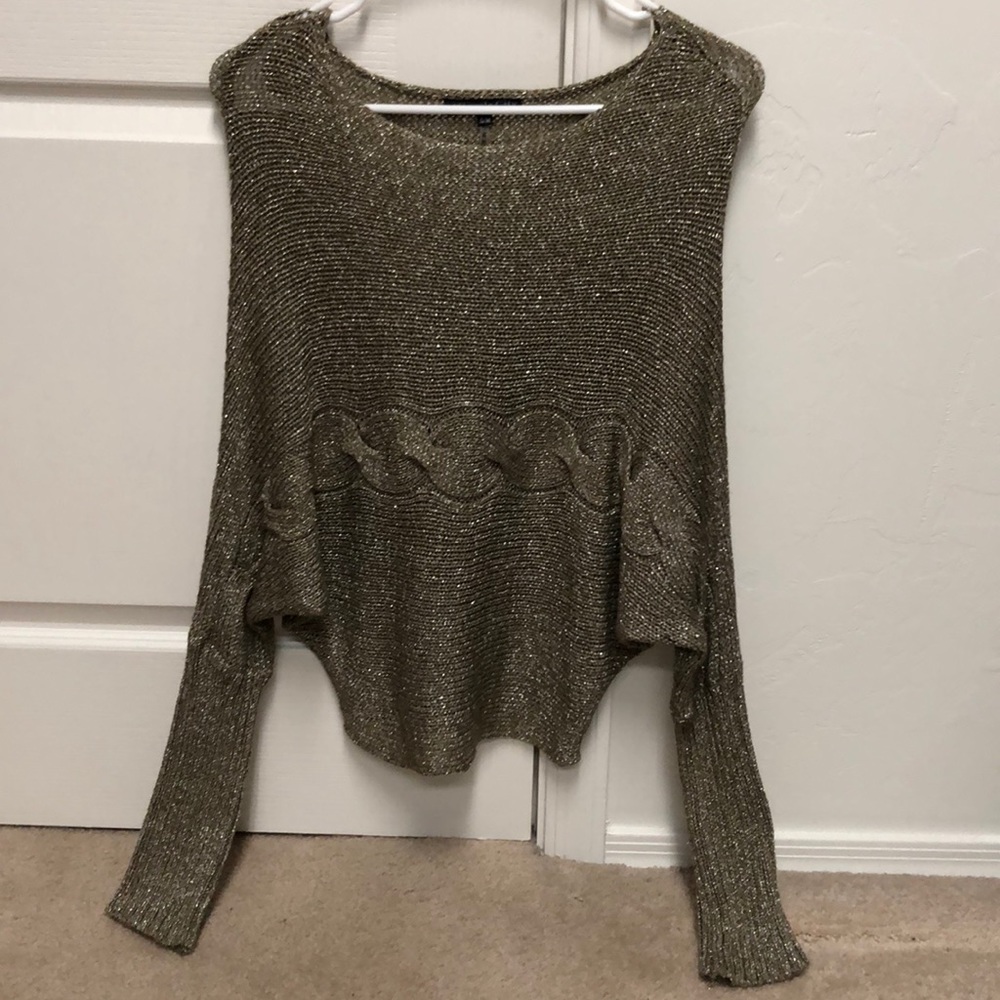 Gold sparkles sweater
